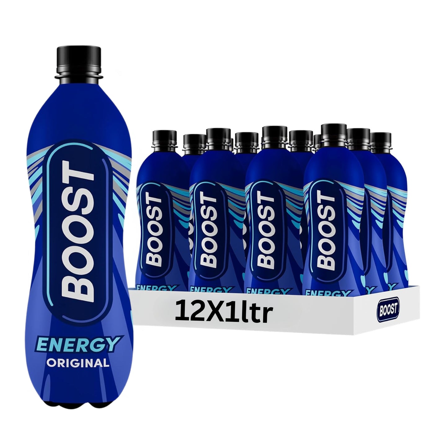 BOOST ENERGY DRINK PET 12X1LTR .