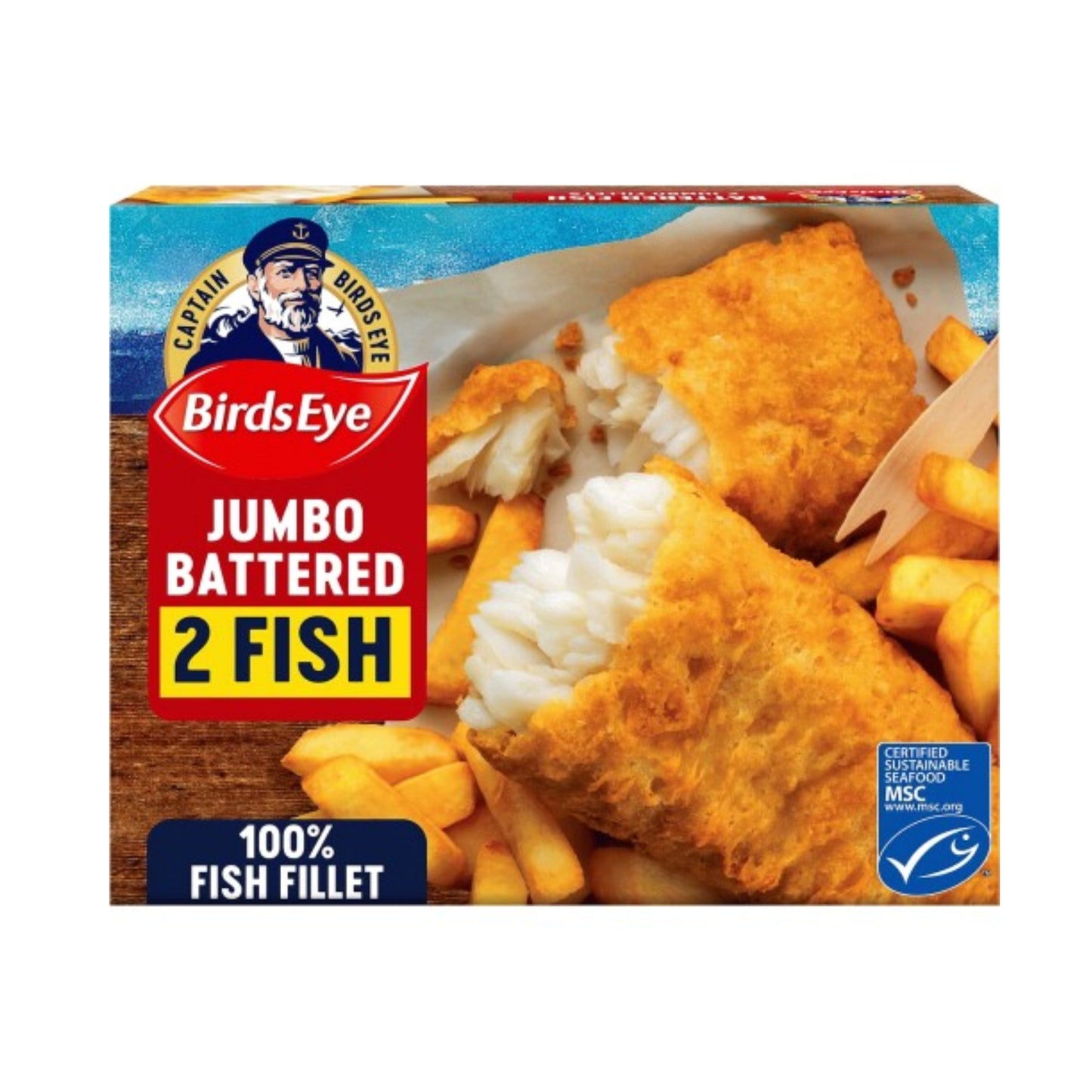 BIRDS EYE FISH MEAT (FISH & CHIPS) TWINPACK 24PCS