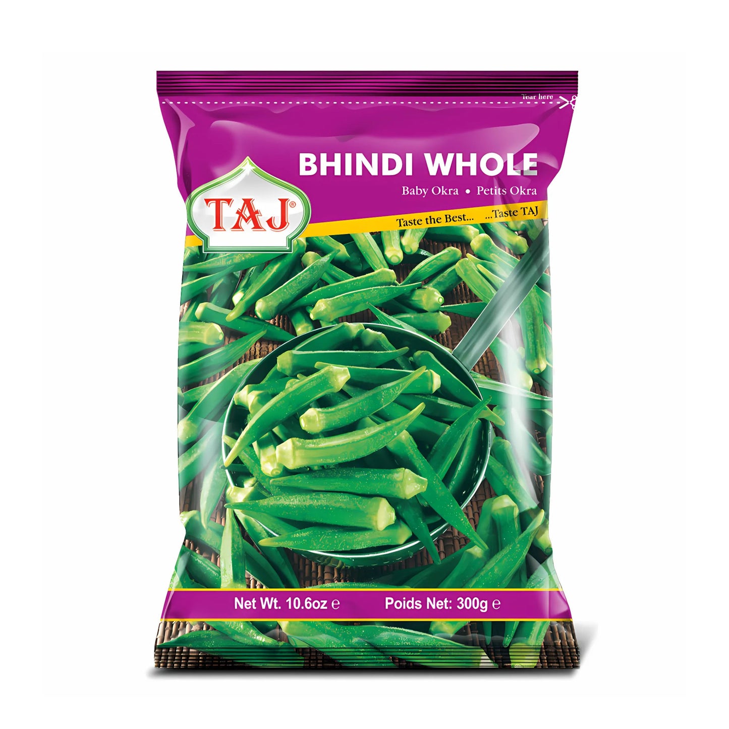 TAJ BHINDI WHOLE OKRA 300G