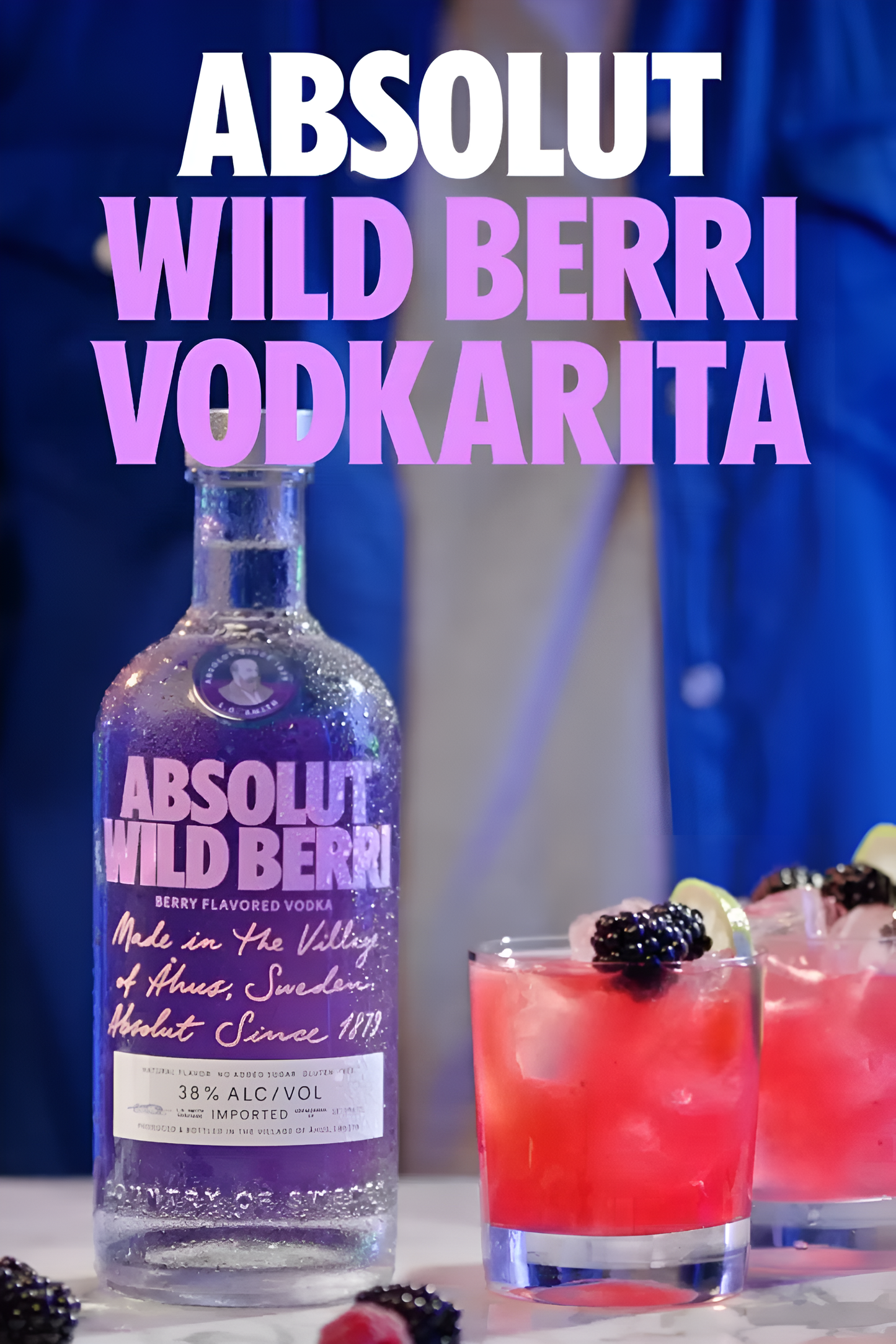 ABSOLUT VODKA WILD BERRI 70CL  (SNG)