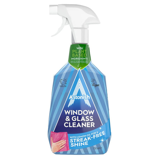 ASTONISH WINDOW GLASS CLEANER 6PK 750ML