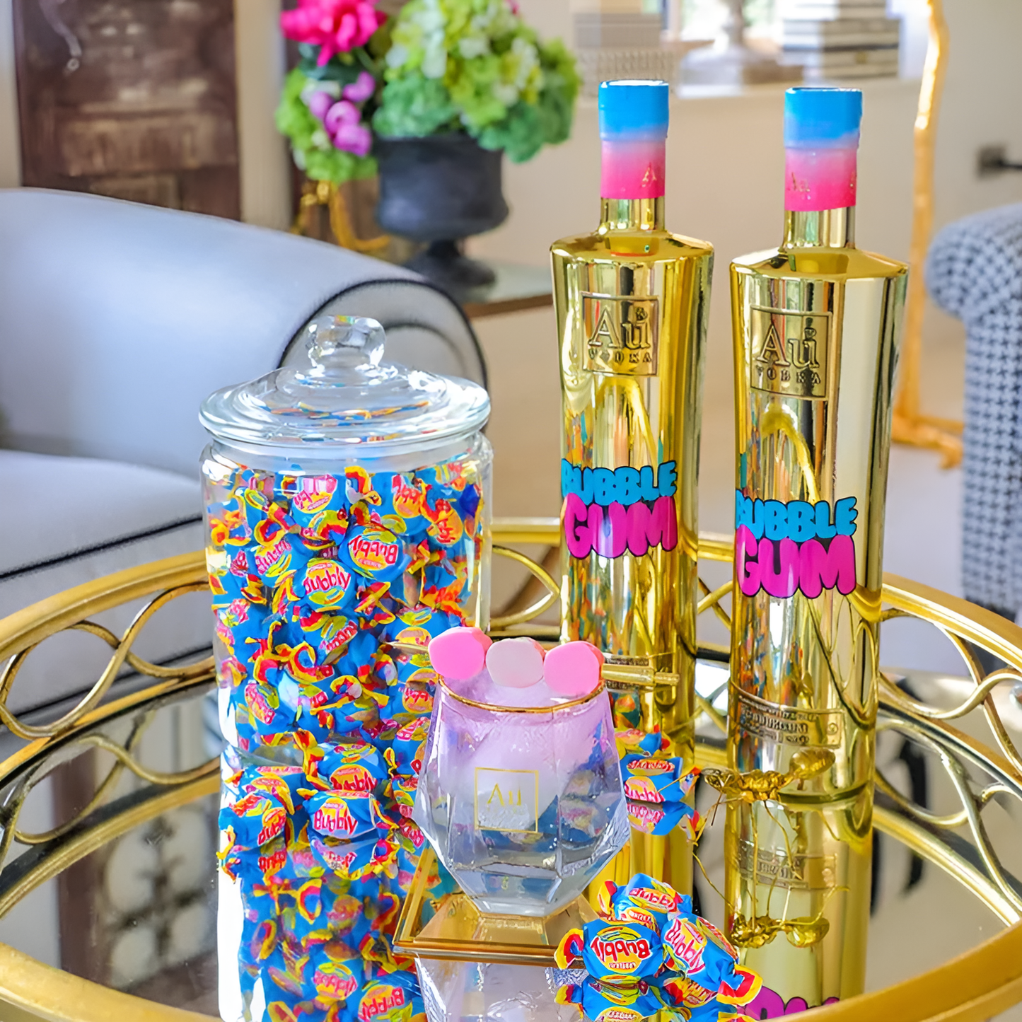 AU VODKA BUBBLEGUM 70CL  (SNG)