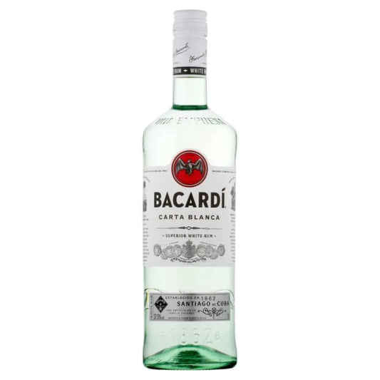 BACARDI CARTA BLANCA 37.5% DST 1L