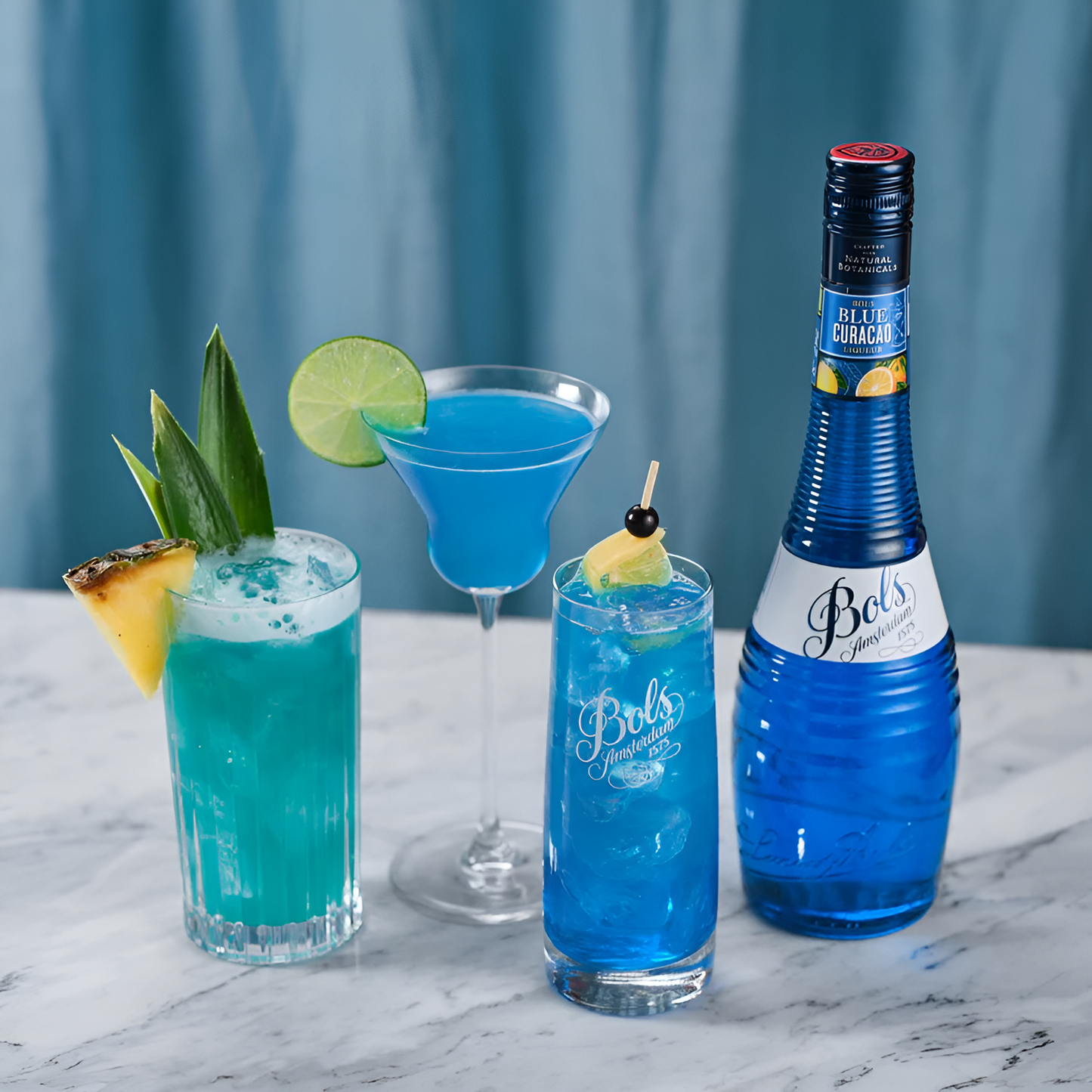 BOLS BLUE CURACAO 6X50CL