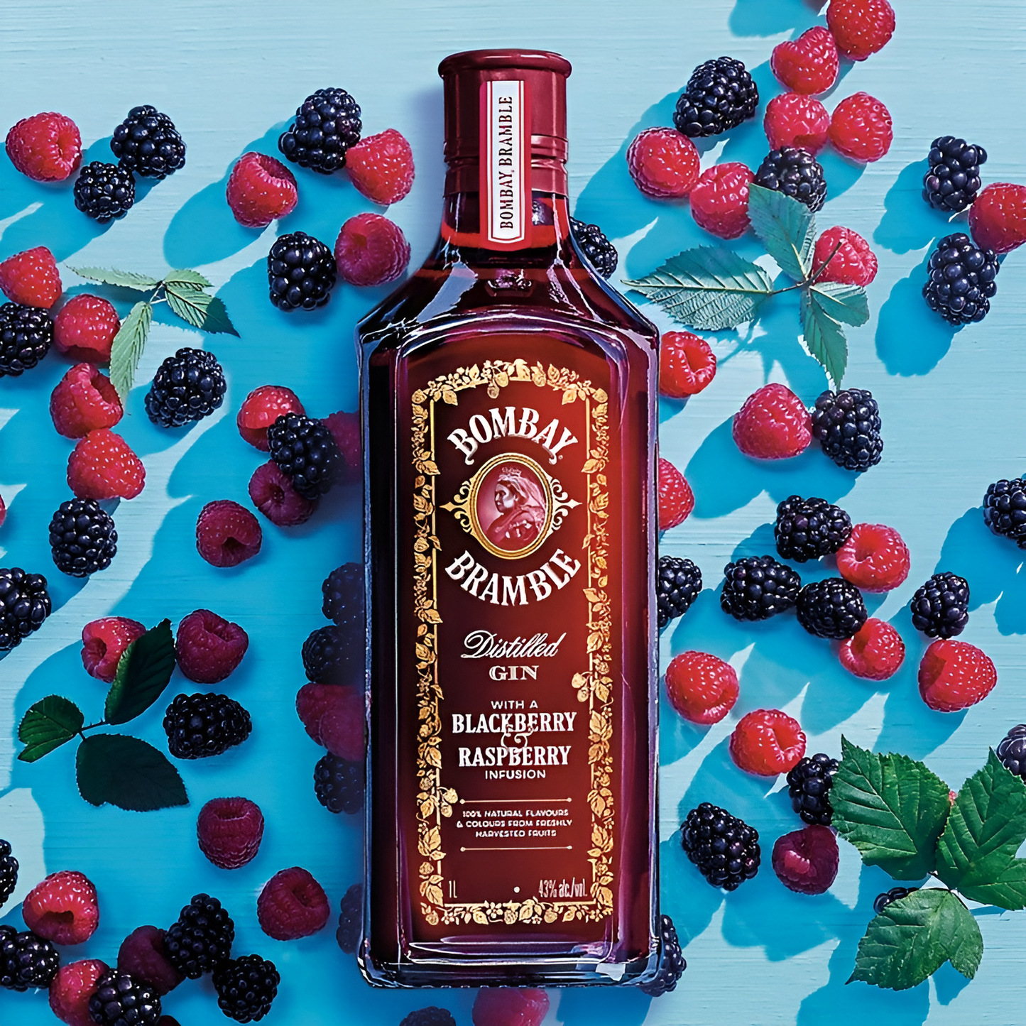BOMBAY BRAMBLE GIN BLACKBERRY & RASPBERRY 70CL
