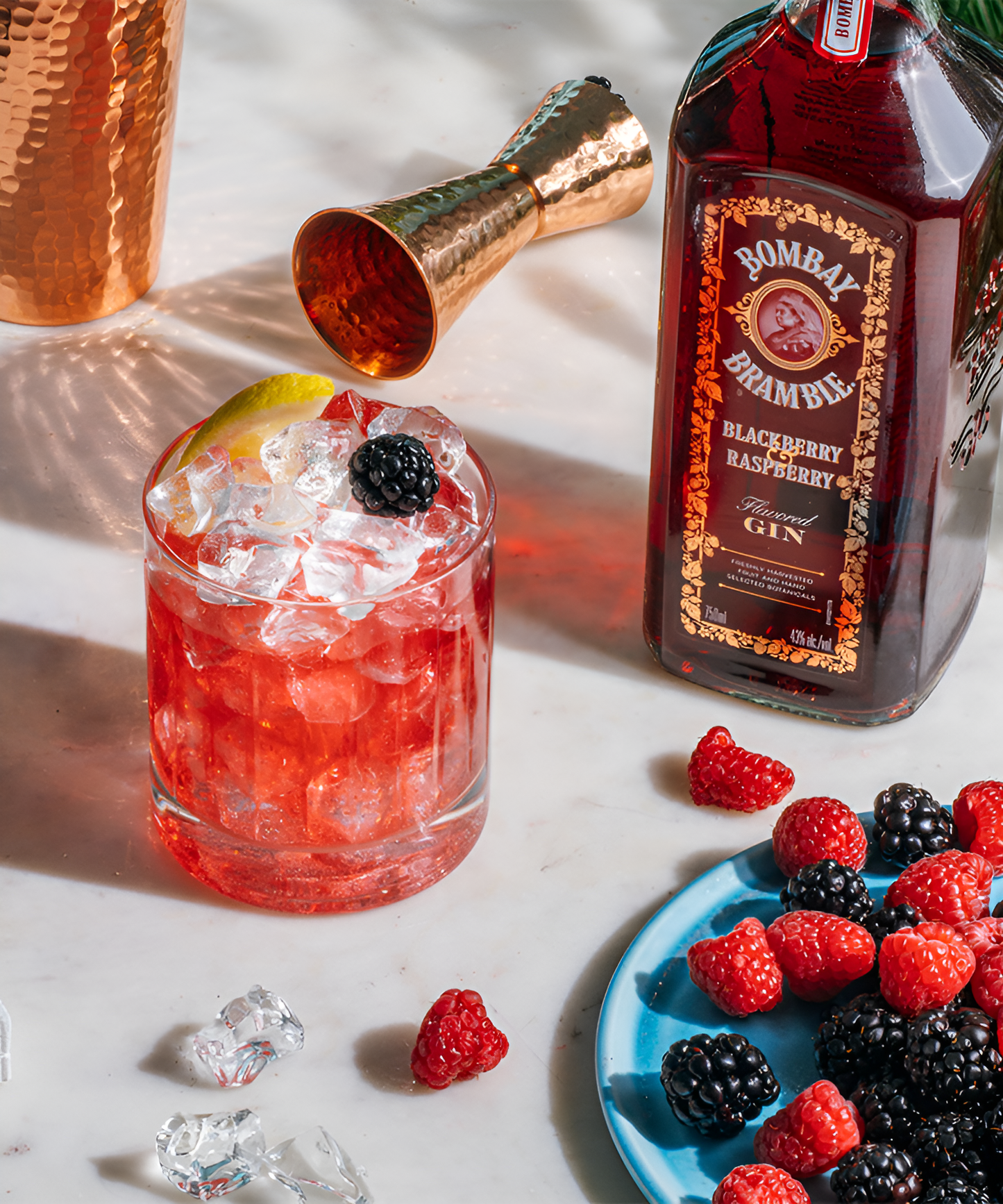 BOMBAY BRAMBLE GIN BLACKBERRY & RASPBERRY 70CL
