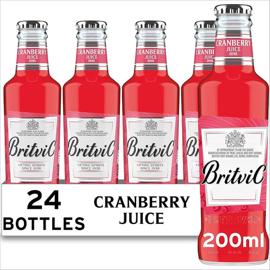 BRITVIC CRANBERRY 24X200ML