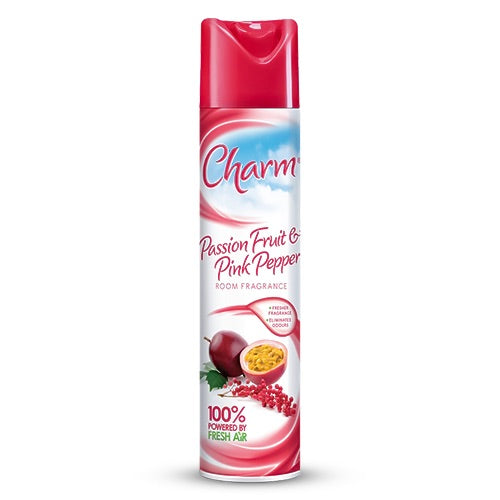 CHARM PASSIONFRUIT & PINK PEPPER AIR FRESHENER 12PK 240ML