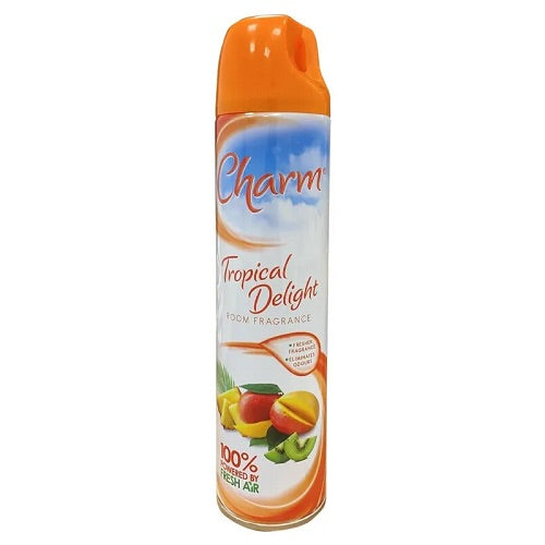 CHARM TROPICAL DELIGHT AIR FRESHENER 12PK 240ML