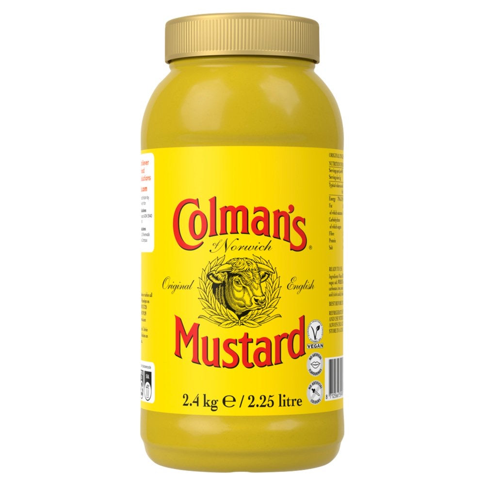 COLMANS ENGLISH MUSTARD 2PK 2.4KG