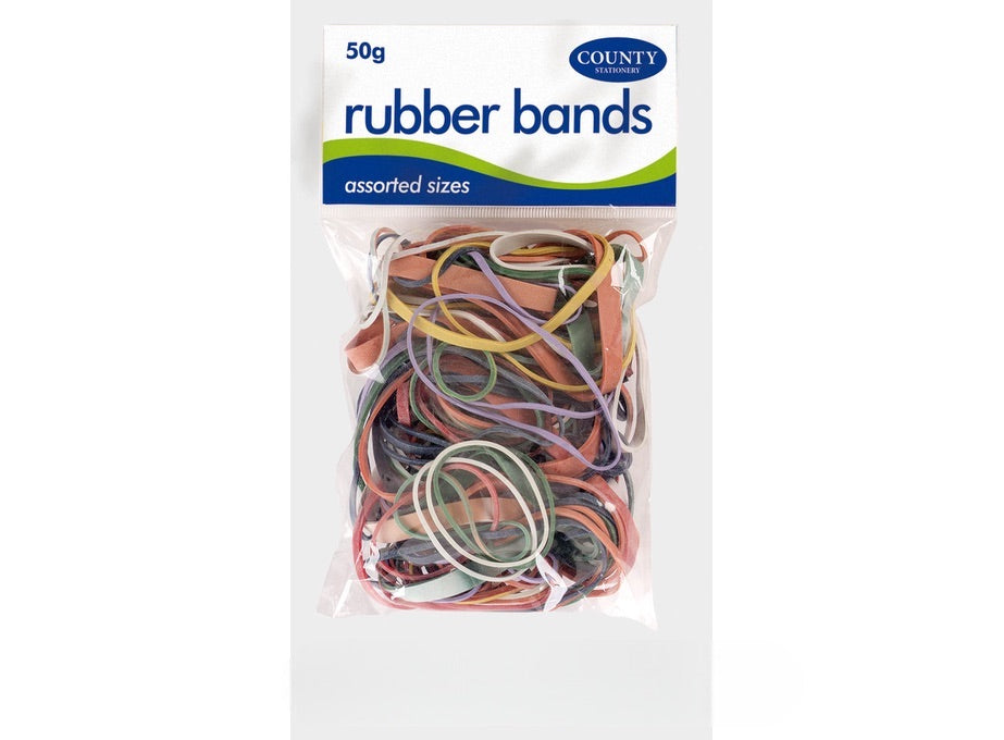 COUNTY RUBBER BANDS MIXED 24x50G