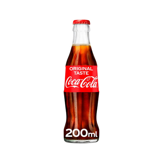 COCA COLA ORIGINAL GLASS BOTTLES 24X200ML