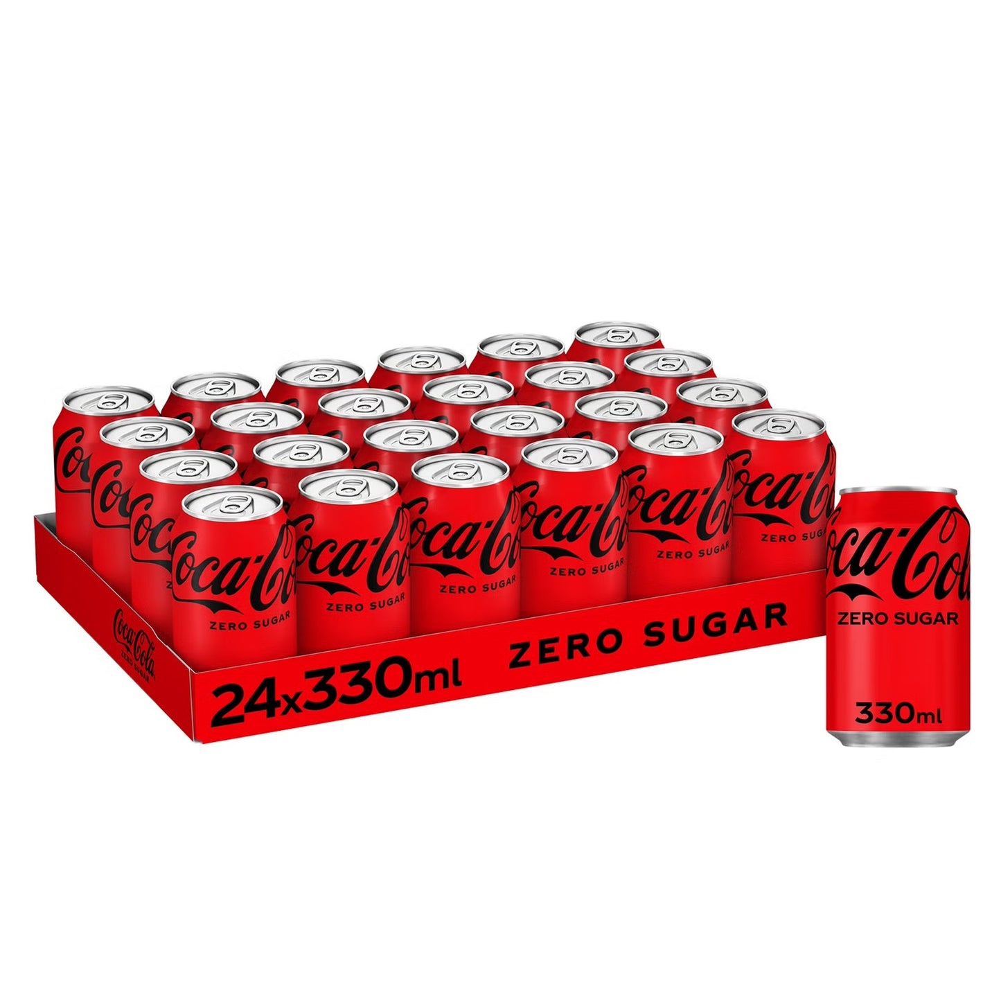 COKE ZERO SUGAR CANS 24X330ML