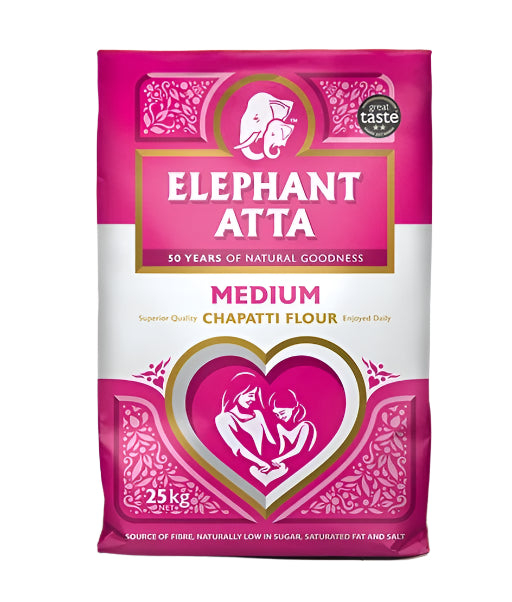 ELEPHANT ATTA MEDIUM 25KG