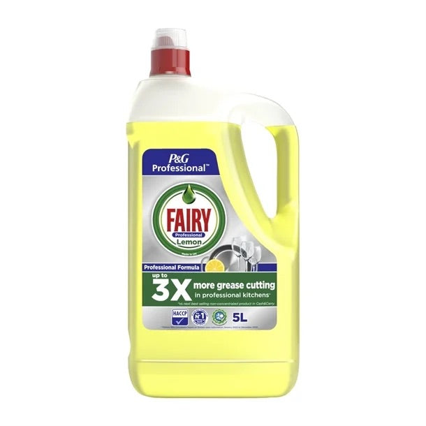 FAIRY LEMON WASHING UP LIQUID BOX 2PK 5L