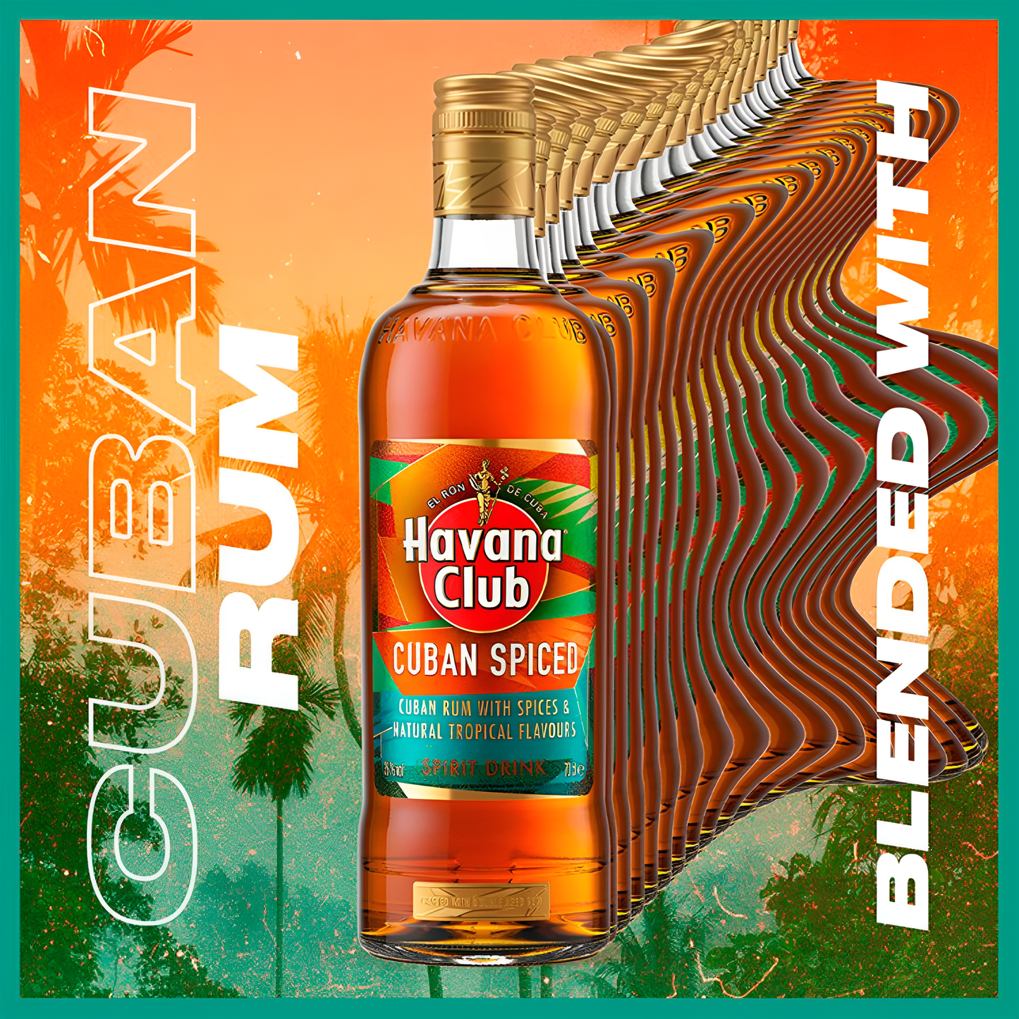 HAVANA CLUB CUBAN SPICED 70CL