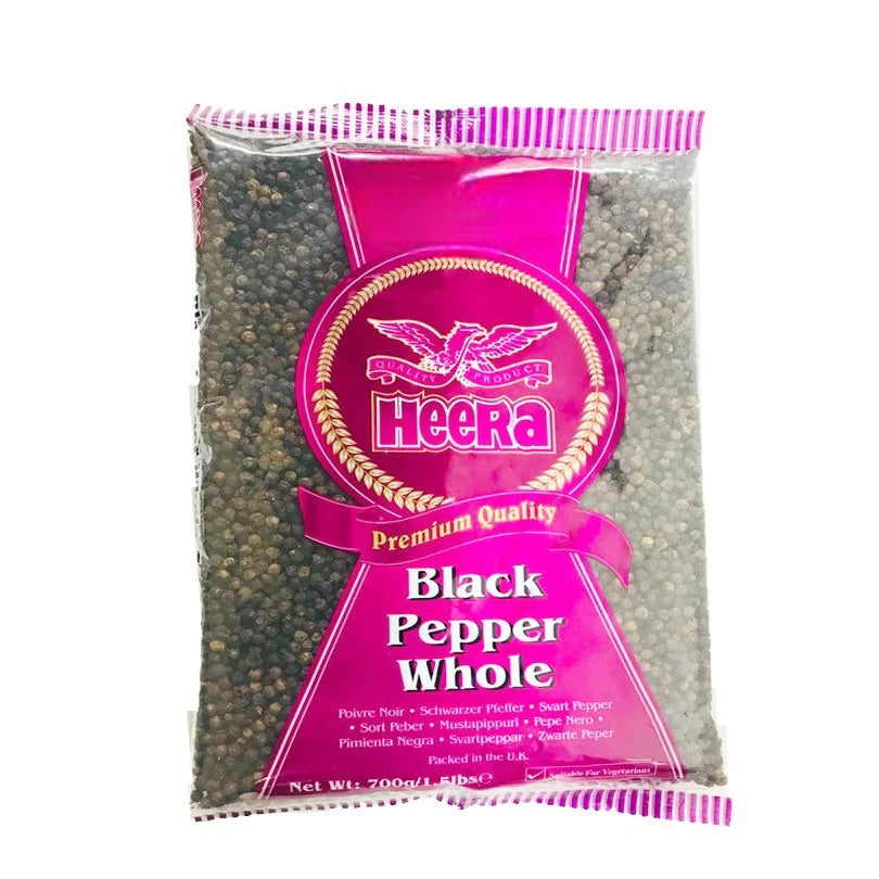 HEERA BLACK PEPPER WHOLE 700g