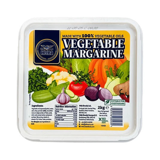 HEERA VEGETABLE MARGARINE 6X2KG