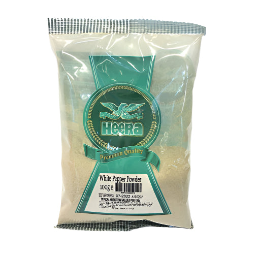 HEERA WHITE PEPPER POWDER 20PK 100G