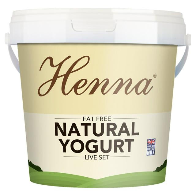 HENNA NATURAL YOGURT LOW FAT 1KG