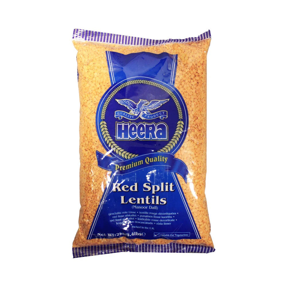 HEERA RED SPLIT LENTILS 2KG