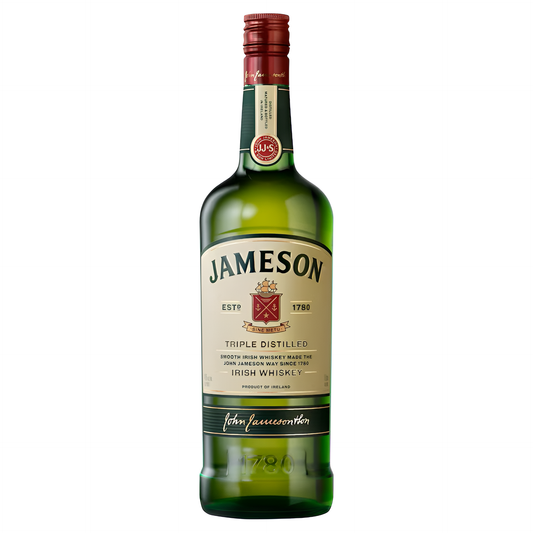 JAMESON IRISH WHISKEY CASE 6X1LTR