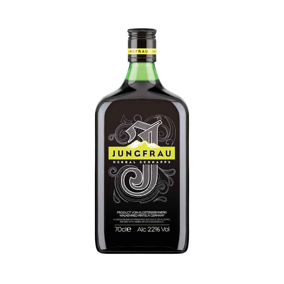 JUNGFRAU HERBAL SCHNAPPS 70CL