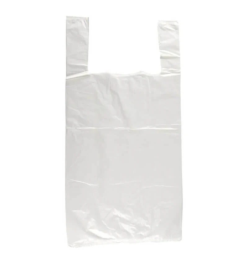 KESTREL WHITE CARRY BAG HEAVY DUTY 11"x17"x21" 10X100PK