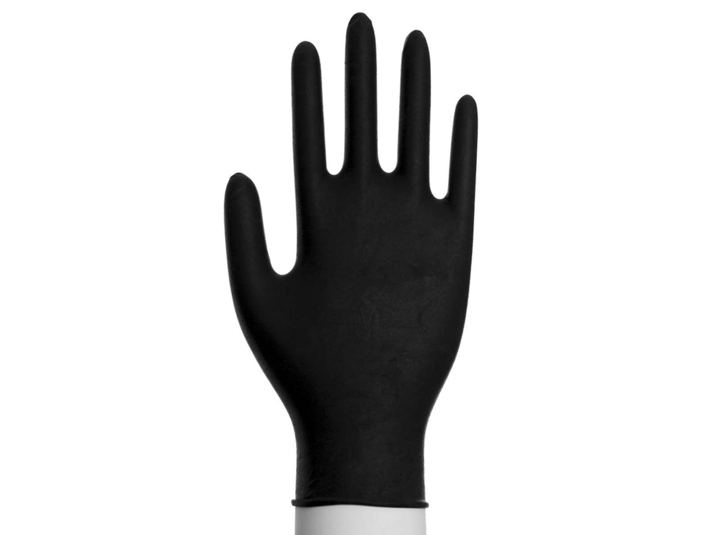 KINGFA MEDICAL BLACK NITRILE GLOVES EXTRA LARGE 100PK