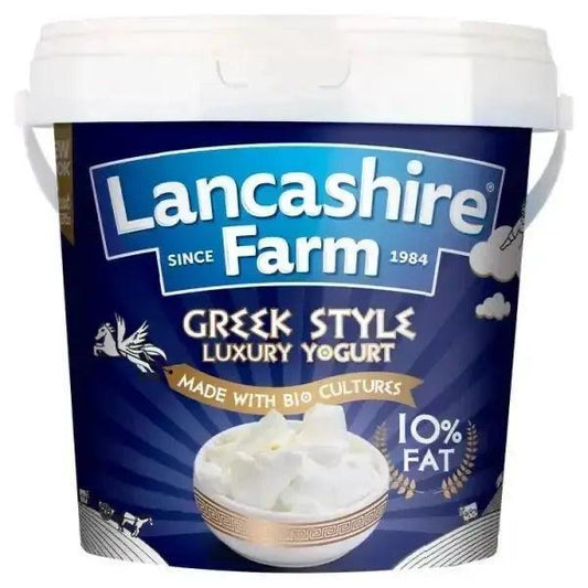 LANCASHIRE FARM GREEK STYLE NATURAL YOGHURT 5L