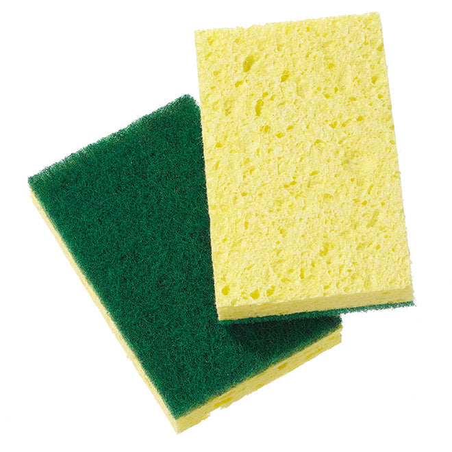 LIFESTYLE YELLOW GREEN SPONGE MEDIUM 10X3PK