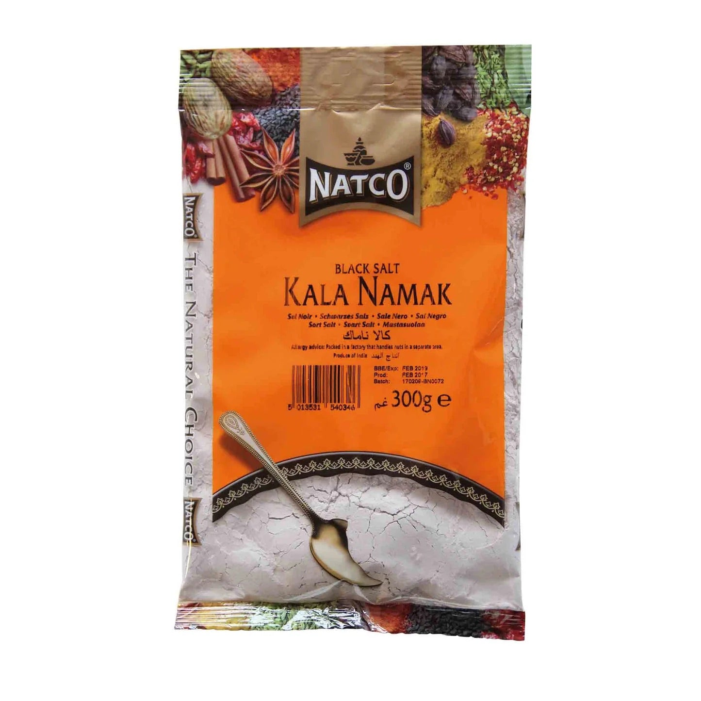 NATCO BLACK SALT 20PK 300G