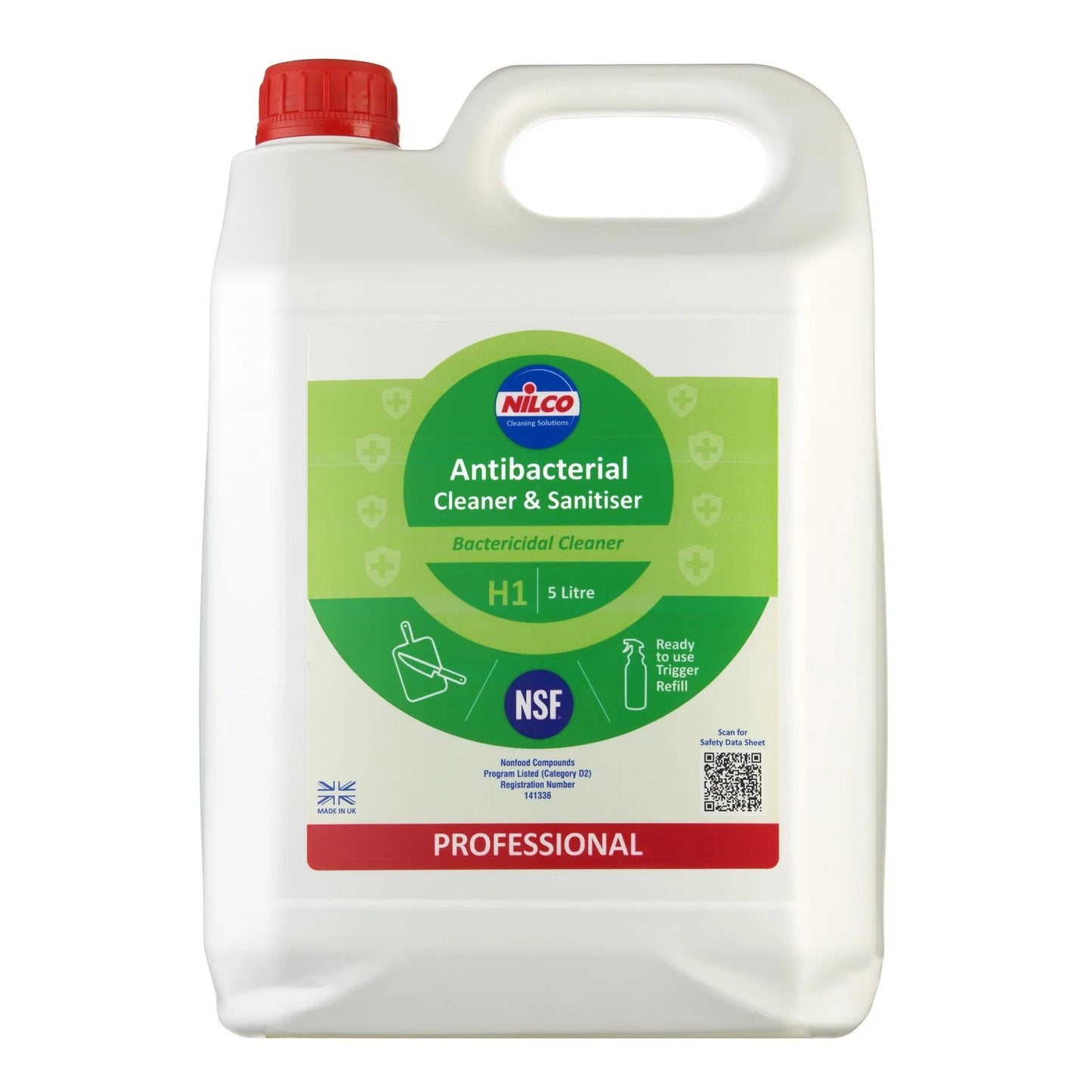 NILCO ANTI BACTERIAL SANITISER 2PK 5L