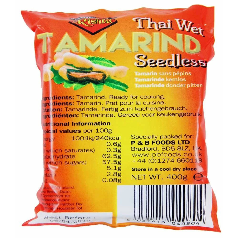 RISHTA TAMARIND SEEDLESS 50X400G