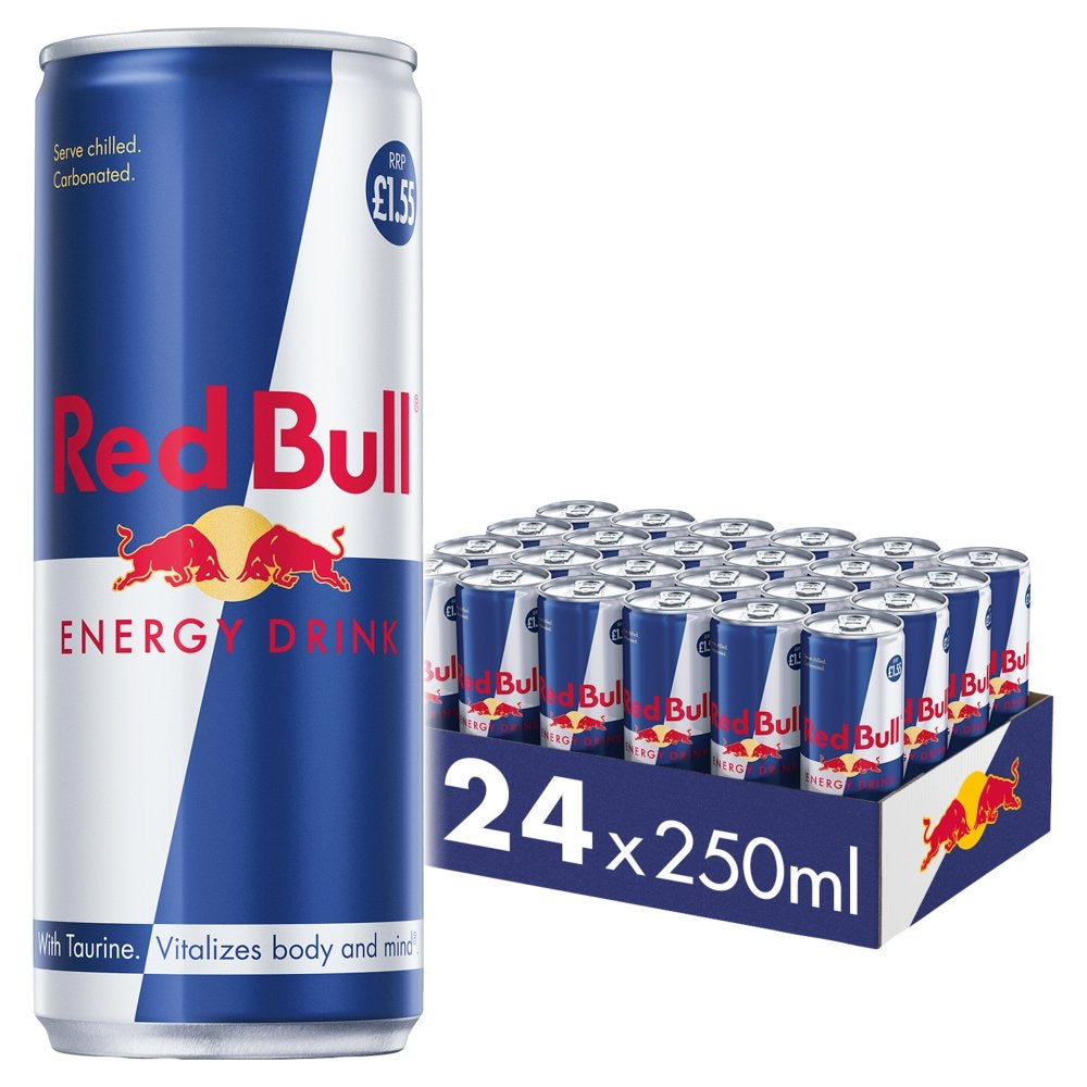 RED BULL ENERGY PM£1.55 24X250ML