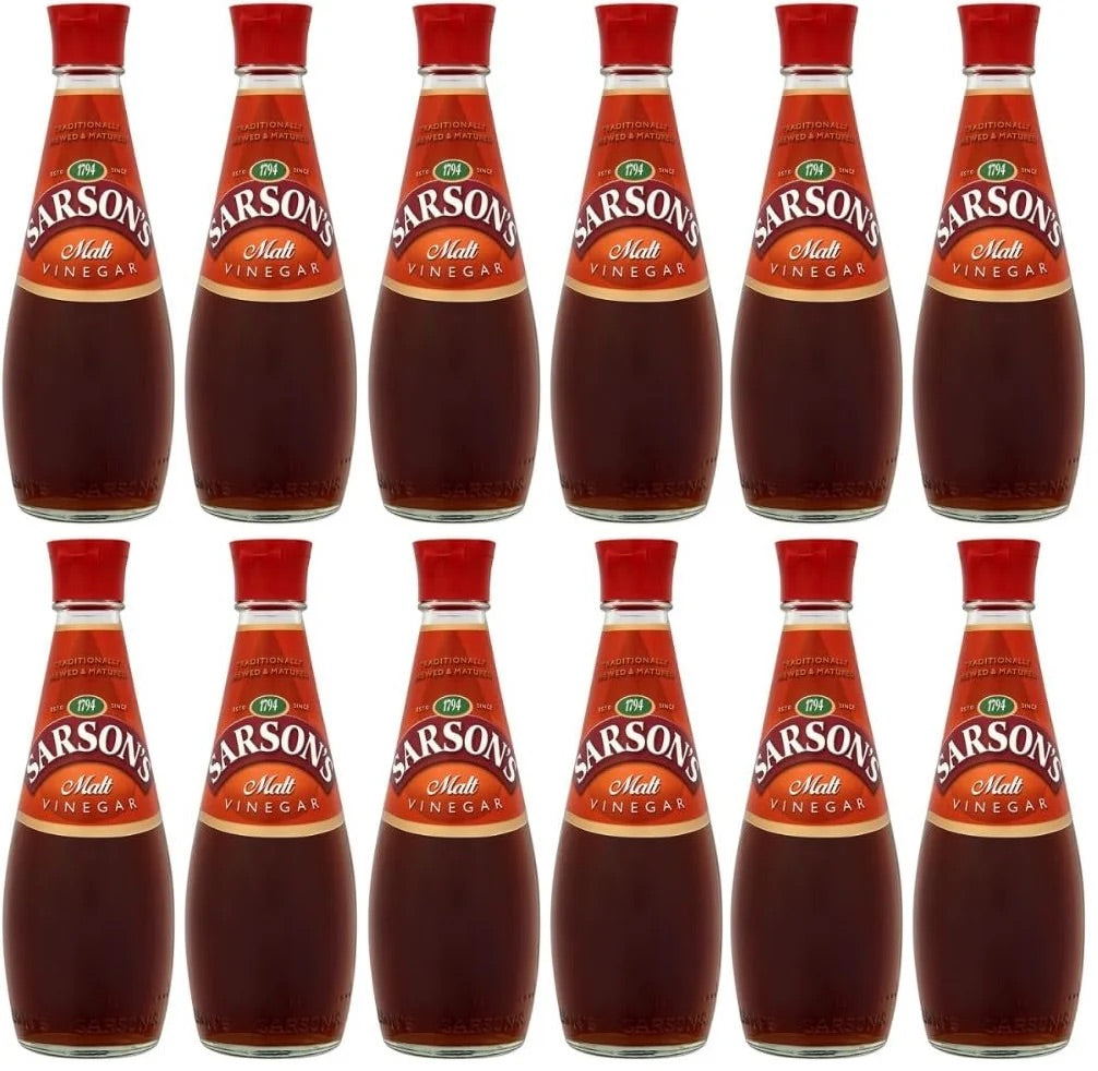 SARSONS MALT VINEGAR BOTTLES 12X250ML