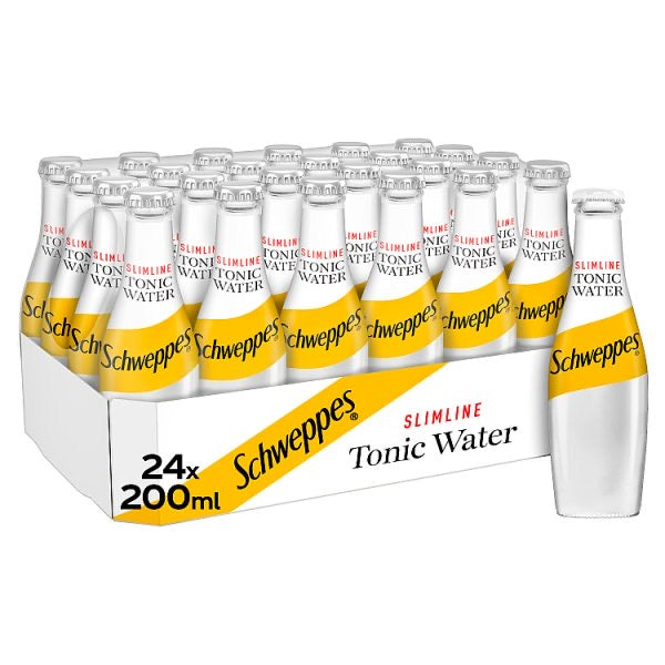 SCHWEPPES SLIMLINE TONIC NRB 24X200ML