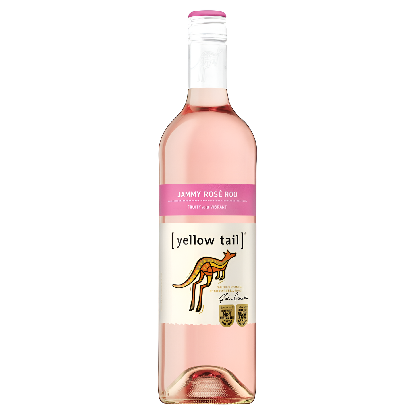YELLOW TAIL JAMMY ROSE ROO CASE 6X75CL