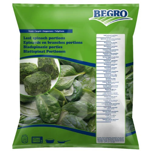 BEGRO CHOPPED SPINACH 1KG