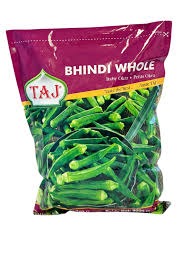 TAJ BHINDI OKRA WHOLE 1KG