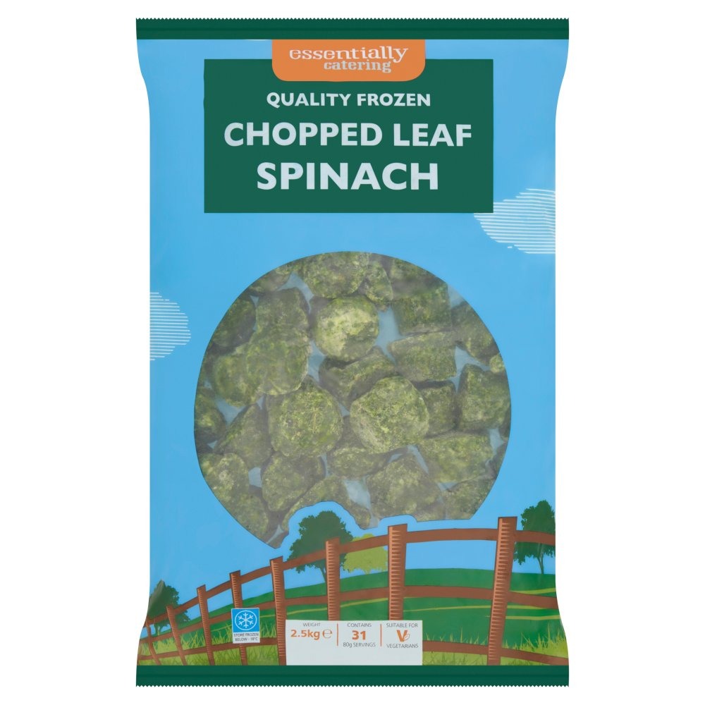 ESSENTIALLY CATERING FROZEN SPINACH 2.5KG